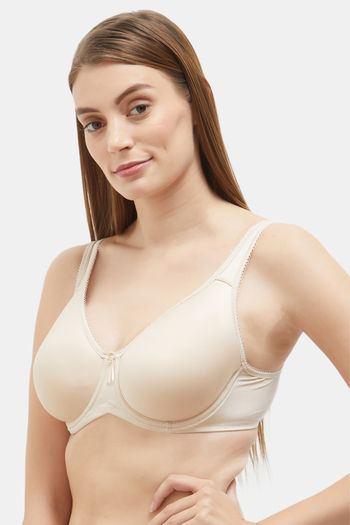 Wacoal Single Layered Wired Full Coverage Lace Bra - Naturally Nude