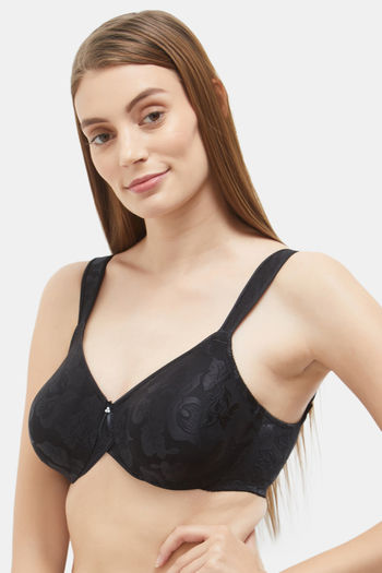 Yamamay Single Layered Non-Wired Full Coverage Super Support Bra - Black