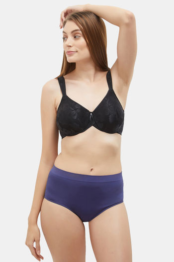 Buy Wacoal Single Layered Wired Full Coverage Super Support Bra - Black at  Rs.3999 online