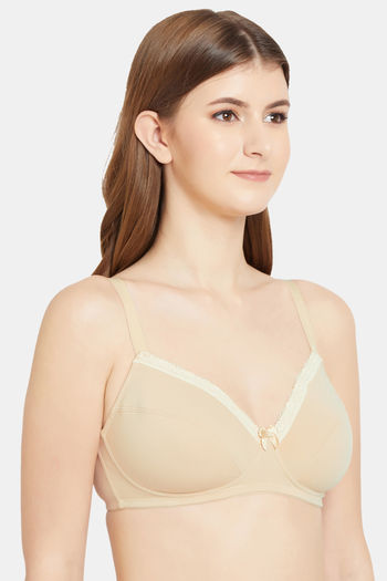 Wacoal Single Layered Non-Wired Full Coverage Super Support Bra - Beige