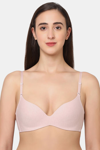 Kalyani non-padded Self printed cotton bra