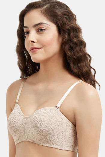 Buy Wacoal Single Layered Wired 3/4Th Coverage Strapless Bra - Nude at  Rs.3299 online