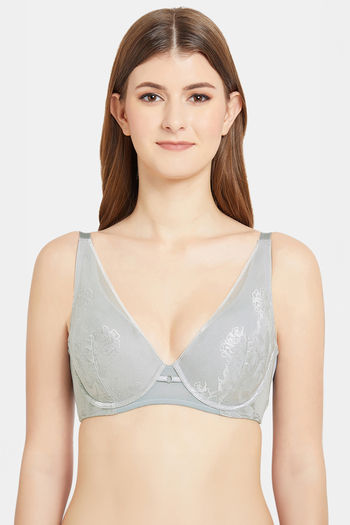 Buy Wacoal Padded Wired Medium Coverage T-Shirt Bra - Grey at Rs