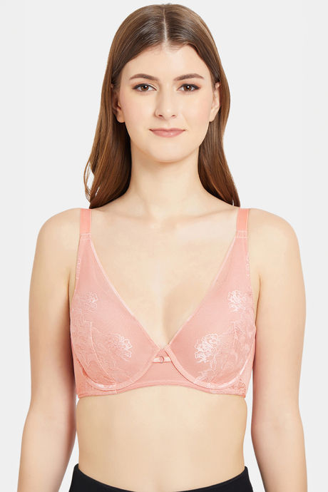 Buy Wacoal Padded Wired Medium Coverage T-Shirt Bra - Pink at Rs.960 online