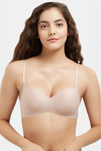 Buy Wacoal Padded Non Wired 3/4Th Coverage T-Shirt Bra - Beige