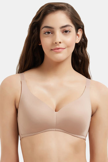 Wacoal Single Layered Non Wired Full Coverage T-Shirt Bra - Brown