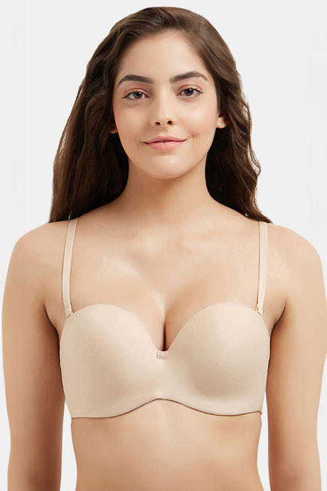 Buy Zivame Push Up Wired Medium Coverage T-shirt Bra - Anthracite2