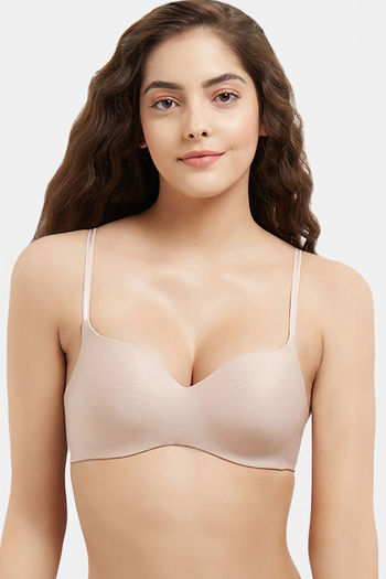 Buy Wacoal Beige Non Wired Padded Seamless Bra for Women Online