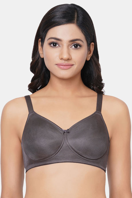 Buy Wacoal Single Layered Non-Wired Full Coverage T-Shirt Bra - Grey at  Rs.1080 online