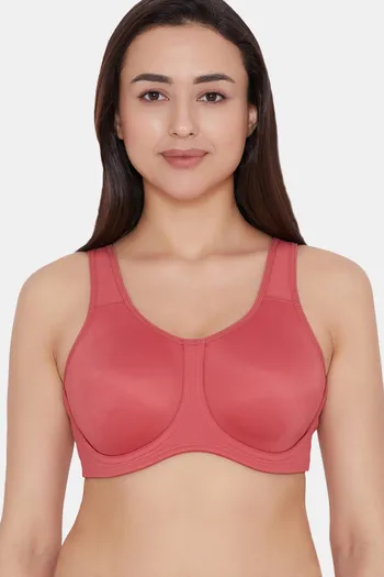 Buy Wacoal Single Layered Wired Full Coverage Super Support Bra - Garnet  Rose at Rs.4299 online
