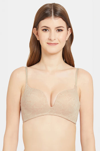 Buy Wacoal Padded Non Wired 3/4Th Coverage T-Shirt Bra - Skin at Rs.2299  online