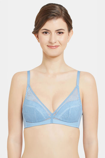 Buy Wacoal Padded Non Wired Medium Coverage Bralette - Blue