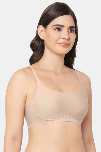 Buy Wacoal Padded Non Wired Full Coverage T-Shirt Bra - Skin at Rs