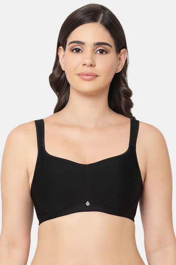 Buy Wacoal Padded Wired Full Coverage T-Shirt Bra - Black at Rs.1440 online