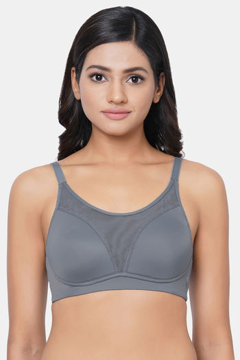 Wacoal Sports Lover Non-padded Wired Full Coverage Sports Bra Grey