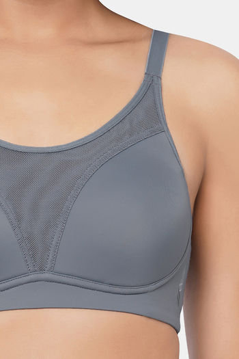 Buy Wacoal Single Layered Non-Wired Full Coverage T-Shirt Bra - Grey at  Rs.1080 online