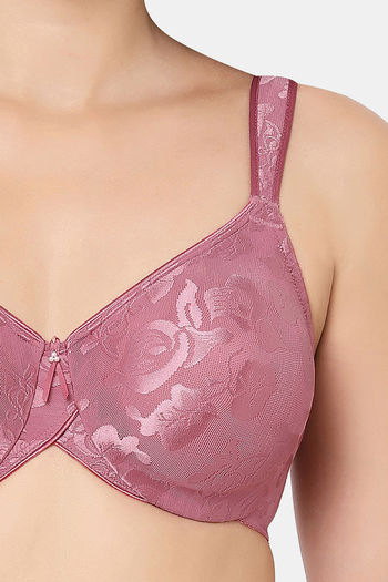 Buy Wacoal Single Layered Wired Full Coverage T-Shirt Bra - Rose Wine at  Rs.1800 online