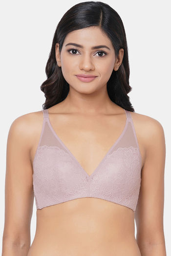 Buy WACOAL Wired Fixed Strap Non-Padded Women's Lace Bra