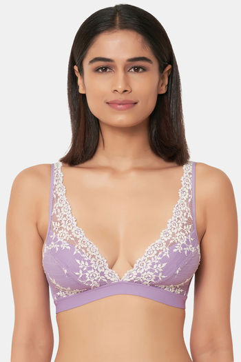 Buy Wacoal Padded Non Wired Medium Coverage Bralette - Rhapsody/White  Alyssum at Rs.1348 online