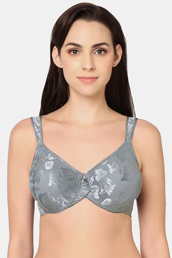 Wacoal Single Layered Wired Full Coverage Super Support Bra - Folkstone Gray