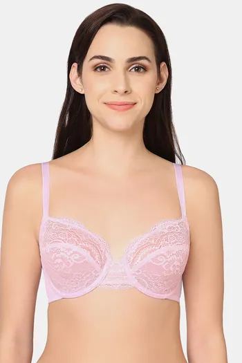 Buy Wacoal Single Layered Wired 3/4Th Coverage Lace Bra - Cherry Blossom at  Rs.2174 online