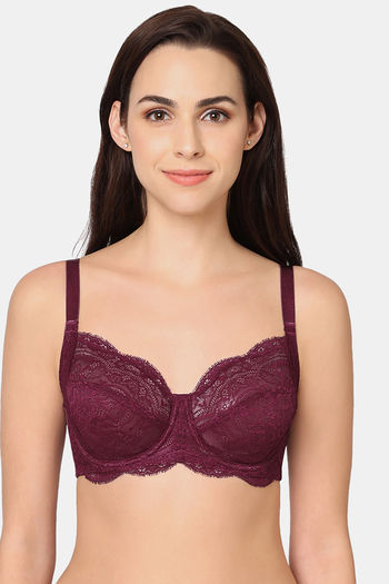 Buy Wacoal Single Layered Wired 3/4Th Coverage T-Shirt Bra - Pickled Beet  at Rs.2249 online