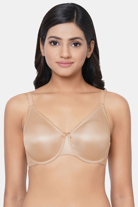 Buy Wacoal Single Layered Wired Full Coverage Minimiser Bra - Cream Tan at  Rs.1999 online