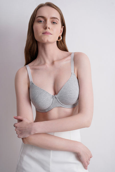 Wacoal Padded Medium Coverage T-Shirt Bra - Grey