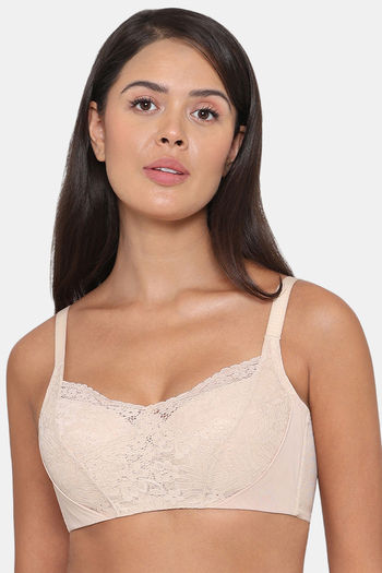 Buy Wacoal Padded Full Coverage Lace Bra - Beige