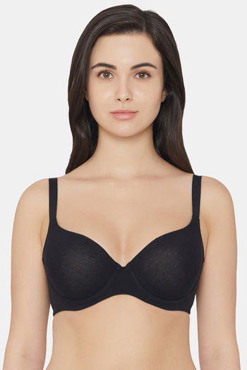 Buy Wacoal Padded 3/4Th Coverage T-Shirt Bra - Black
