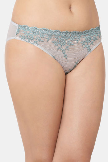 Buy Zivame Medium Rise Full Coverage Bikini Panty - Micro Chip at