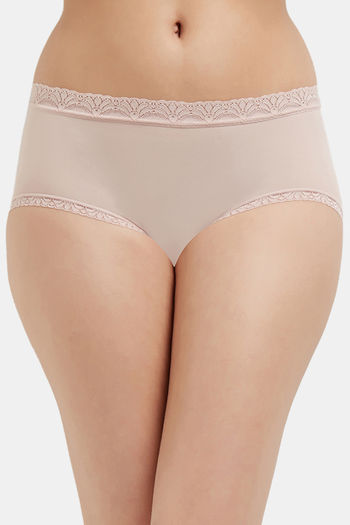 Buy Lavos High Rise No Visible Panty Line Hipster Brief - Skin at Rs.309  online