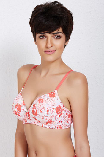 Zivame No Spill Moderate Pushup Blossom Bliss T Shirt Bra Off White  3556837htm - Buy Zivame No Spill Moderate Pushup Blossom Bliss T Shirt Bra  Off White 3556837htm online in India