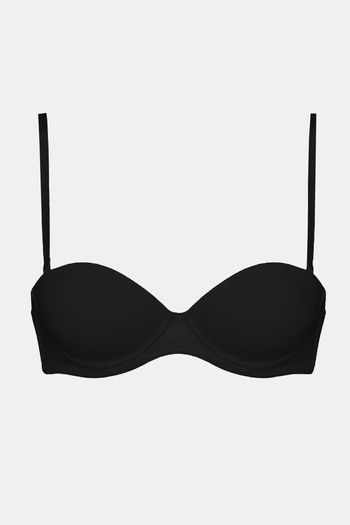 Buy Yamamay Padded Wired 3/4Th Coverage Tube Bra - Black at Rs.2299 online
