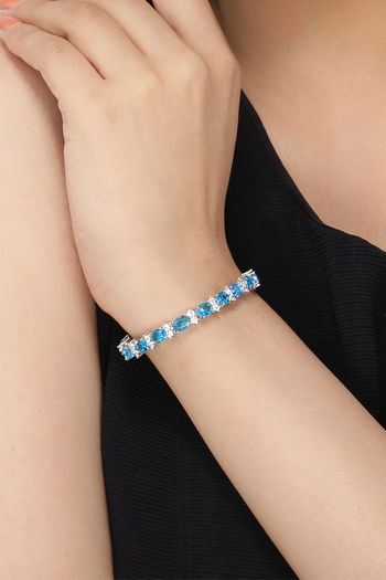 Buy Online Crystal Studded Party Bracelet To Look Gorgeous