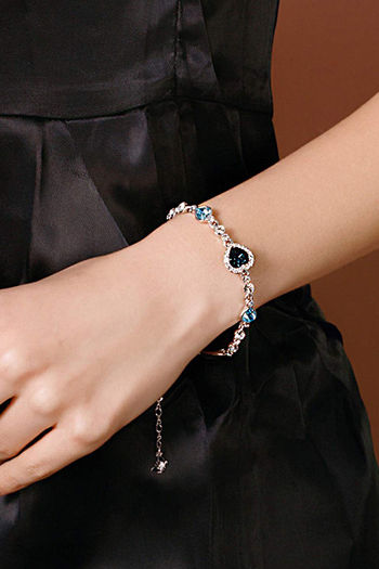 Buy Sllaiss 925 Sterling Silver Infinity Love Bracelet for Women Girls  Infinity Endless Love Symbol Charm Adjustable Bracelet Rose Gold at  Amazonin
