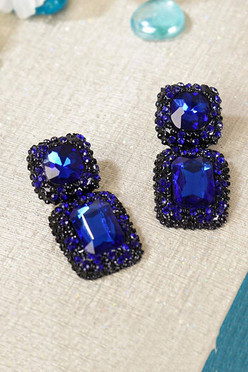 Anokhi Ada Blue Heart Shaped Small Plastic Stud Earrings for Girls  A   Anokhiadacom
