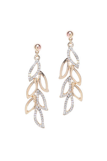 Round Crystal Dangle Earrings | Upsera – Upsera Jewelry