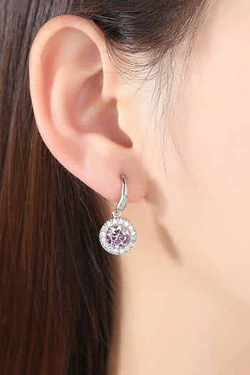 Silver toned outlet earrings