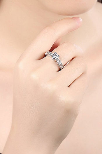 EXALTED - Large Oval AB Crystal Cocktail Ring, Shimmering and Colorful –  ShySiren.com