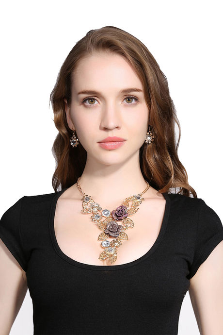 Sleek Beautiful Silver Choker | Flower Design Silver Necklace - Necklaces -  FOLKWAYS