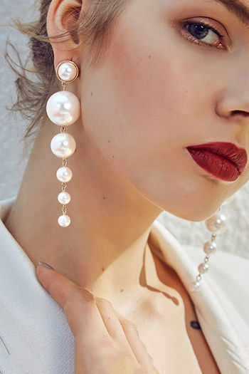 Mauve Drops of Pearl Earrings – Deara Fashion Accessories