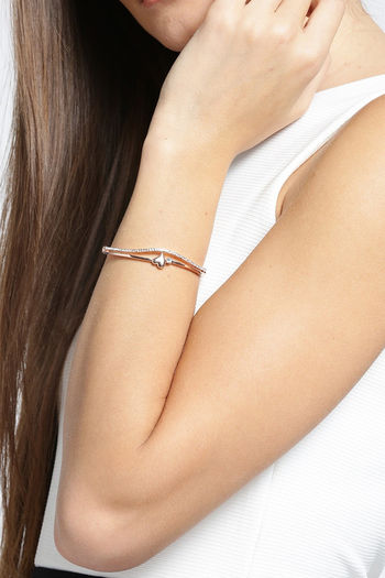 Buy The Bling Box Studded Love Bangle Nail Rosegold Bracelet Kada for Women  and Girls at Amazonin
