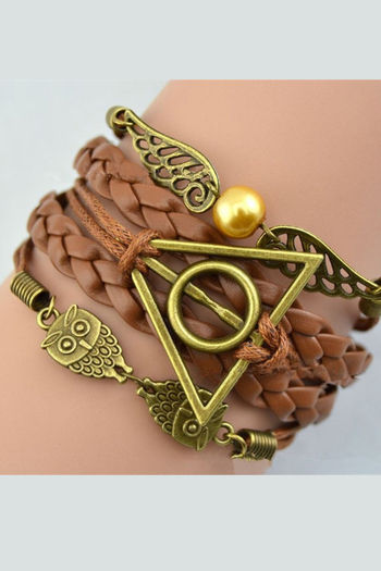Zivame Friendship Symbol Bracelet Deathly Hallows Harry Potter