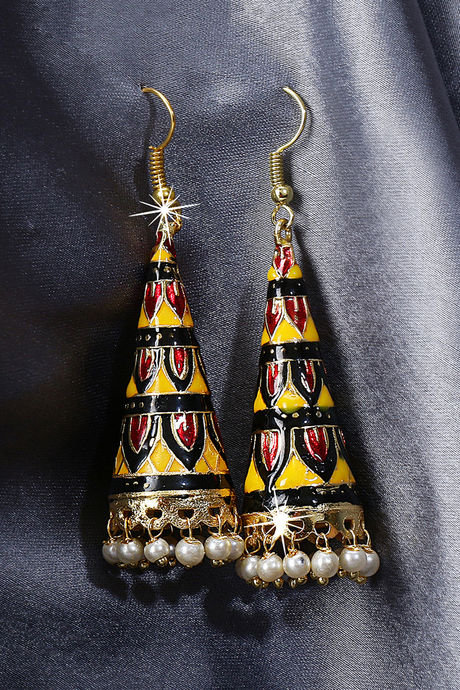 Shabana Cone shape jhumka - Studio B40