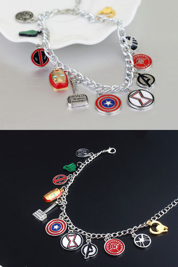 Marvel Avengers Themed Charm Bracelet