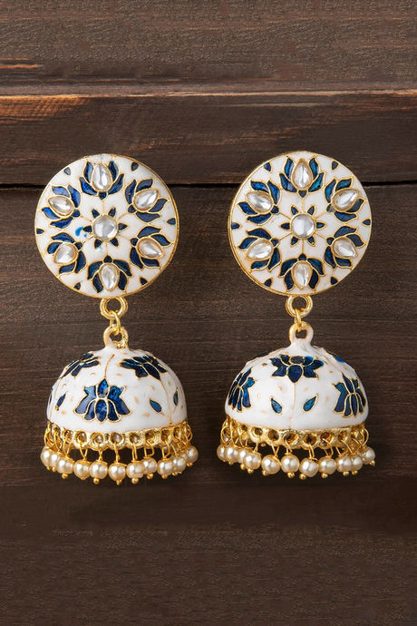 pearl jhumkas designs