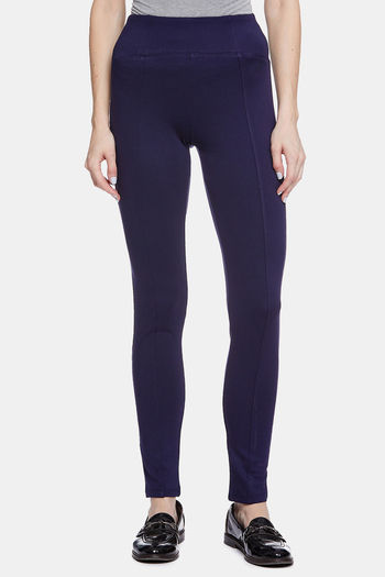 Buy online High Rise Solid Sports Leggings from Capris & Leggings for Women  by Creez for ₹729 at 64% off | 2024 Limeroad.com