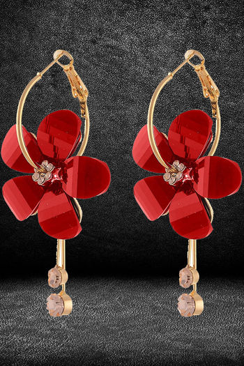 Buy GoldPlated Fashion Chandbali Hook Dangler Stylish Fancy Party Wear  Earrings online from Karat Cart