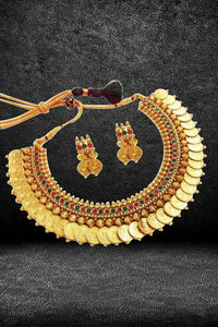 Buy Youbella Golden Plated Jewellery Set For Women (Multi-Colour)(Ybnk_3451_Fon)